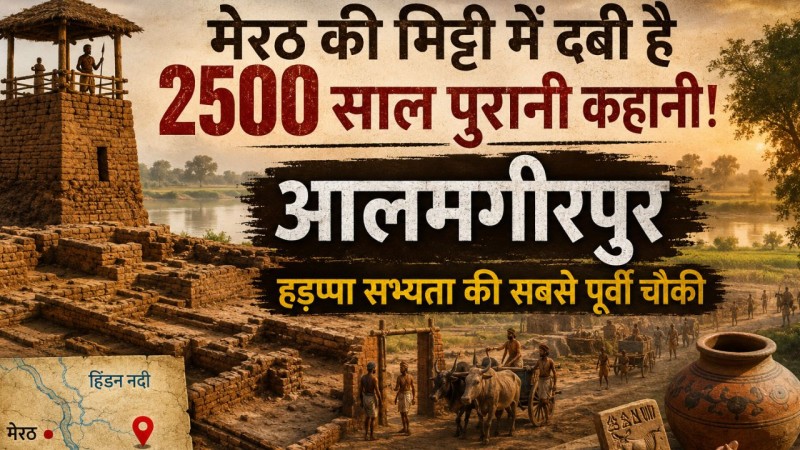 मेरठ का आलमगीरपुर: हड़प्पा सभ्यता की आखिरी चौकी और महाभारत काल का कनेक्शन