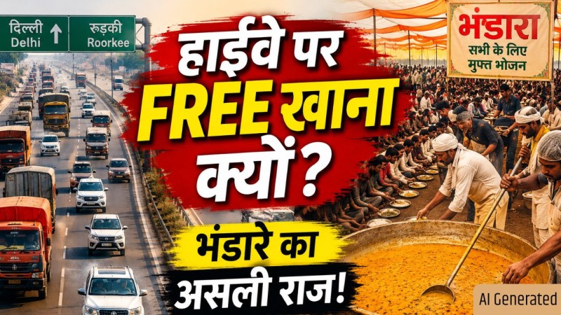 हाईवे पर रोज लगती है हजारों लोगों की दावत, जानिए इस भंडारे का राज